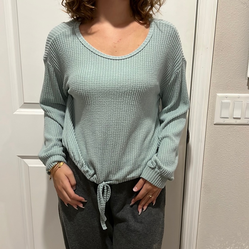 Light Blue long sleeved sweater